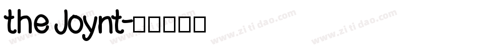 the Joynt字体转换